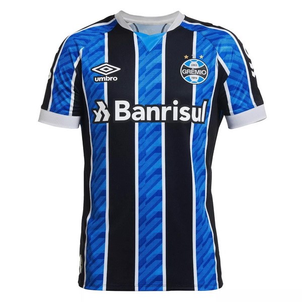 Camiseta Grêmio FBPA Replica Primera Ropa 2020/21 Azul